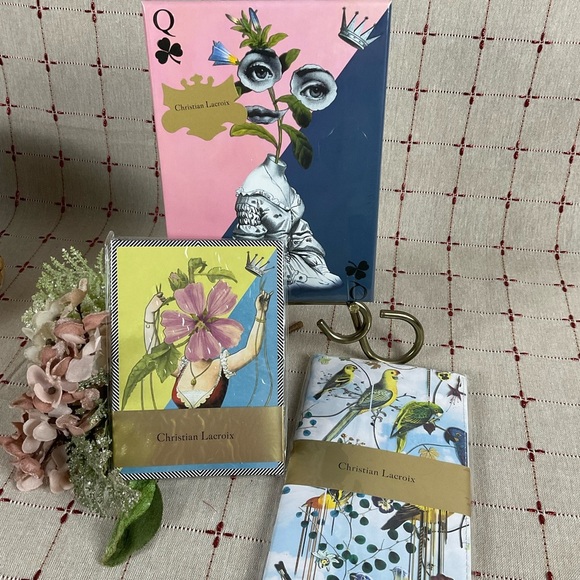 Christian Lacroix Other - Christian Lacroix Stationary Set Notecards Notebook & Travel Journal New Sealed